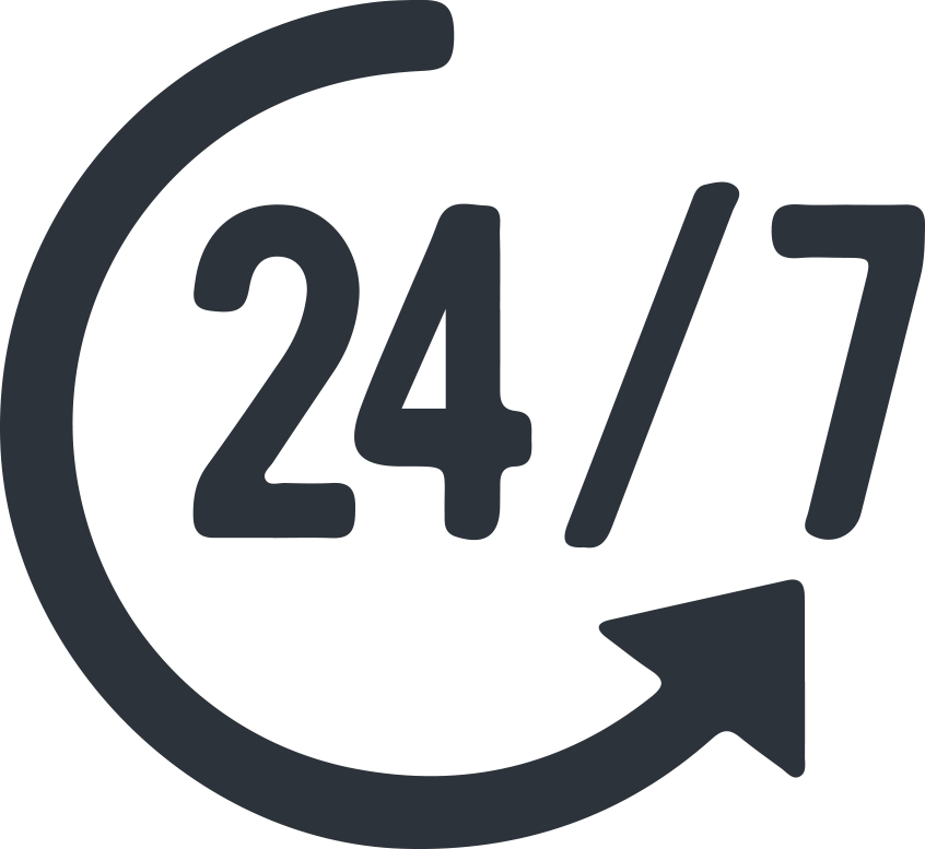 Support Staff is available 7 days a week